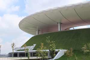 Couverture écologique du stade Omnilife Mexique